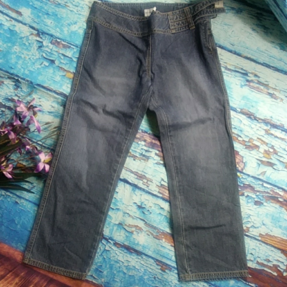 Calvin Klein compact slub denim jeans 2